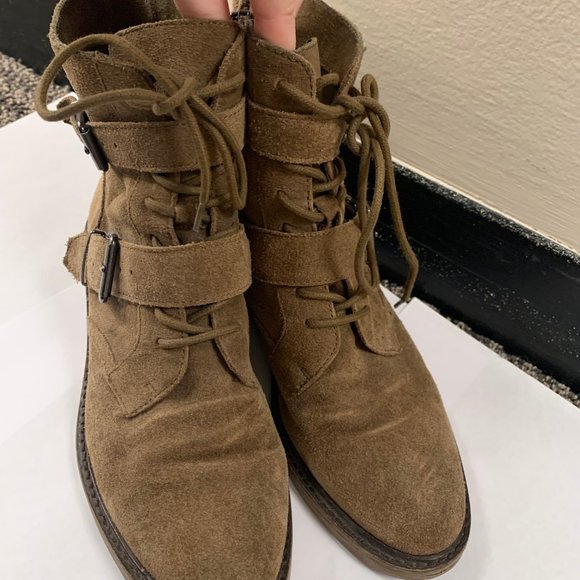 Vince Camuto M Green Boots for Women for sale | eBay Vince Camuto Olive Green Women\'s Booties Size 7.5
